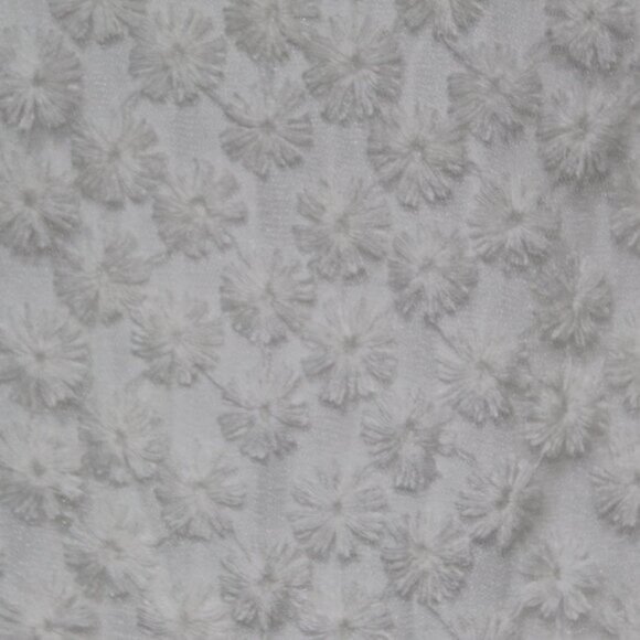 Miami White Embroidered Flower Mini Dress - Picture 5 of 6